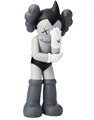 Kaws Astro Boy виниловая фигурка (серый) - 34 см