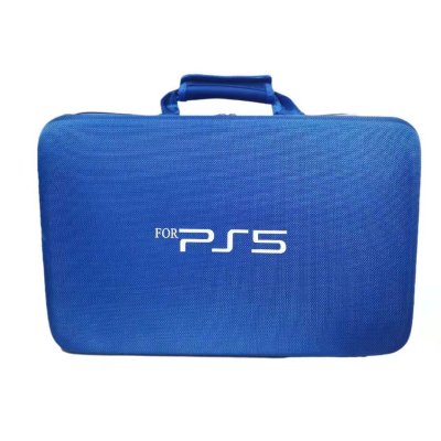 PS5 сумка для транспортування прямокутна з відділенням для навушників та геймпадів синя PS5 сумка для транспортування прямокутна з відділенням для навушників та геймпадів синя