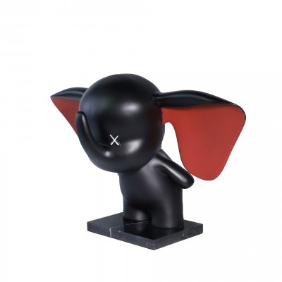 Дизайнерская Фигурка Слон Черный