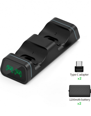 Зарядная станция для джойстиков + 2 аккумулятора Xbox Series / X TYX-0625