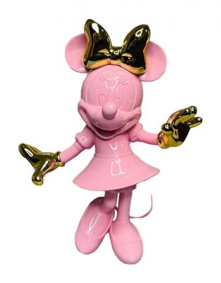 Фигурка Минни Маус Девочка (Розовый/золотой) 32см