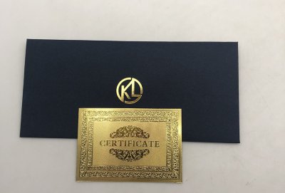 Конверт+Сертифікат для подарункових купюр 155*76 мм