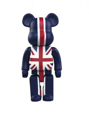Bearbrick UK Flag 400% (28 см)