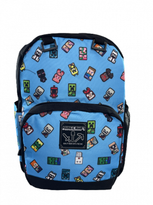 Рюкзак Minecraft 17 Bobble Mobs (Голубой)