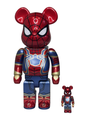 Bearbrick Iron Spider-man Avengers End Game 400% + 100% (28см+7см)