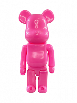 Bearbrick Однотонный (Розовый) 400% (28 см)