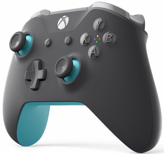 Xbox One Беспроводной геймпад Grey/Blue