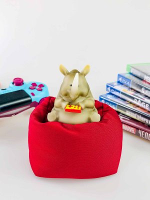 Фігурка Носорога з джойстиком на подушці (10см)
