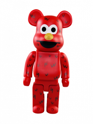 Bearbrick Елмо Улица Сезам Красный 400% (28см)