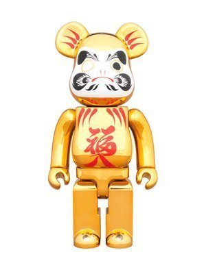 Bearbrick Daruma Gold Plating Commitment 400% (28см)