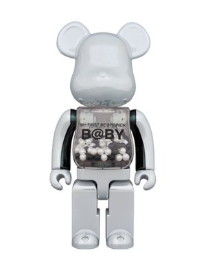 Bearbrick My First Baby Innersect (белый) 400% (28см)