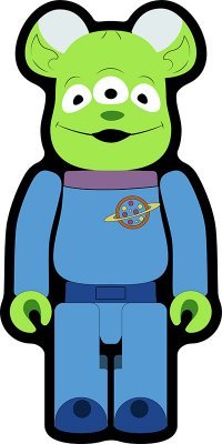 Ковер Bearbrick История Игрушек Пришелец