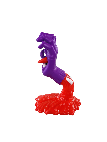 Фигурка Kaws Рука (Сиреневая/Красная) - 23 см