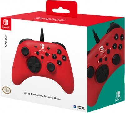 Геймпад Horipad (красный) для Nintendo Switch (NSW-156U)