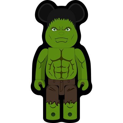 Ковер Bearbrick Халк 