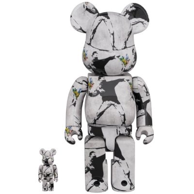 Bearbrick Flower Bomber 400% (28см)