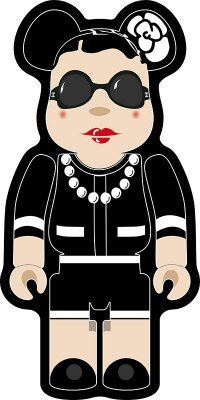 Ковер Bearbrick Коко Шанель