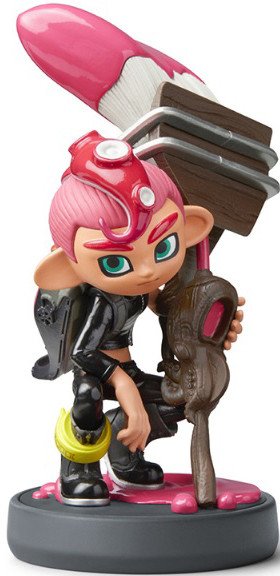 Фигурка Amiibo Осьмолинг-мальчик, Осьмолинг-девочка и Осьмолинг-осьминог