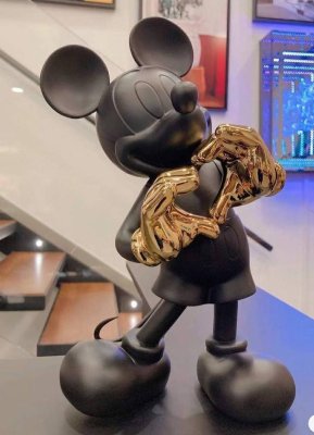 Фігурка Міккі Маус з любов'ю Mickey with Love (Чорний) 60см