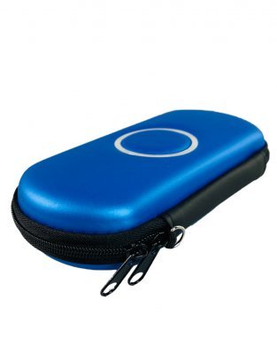 Твердая сумка чехол для PSP Синяя