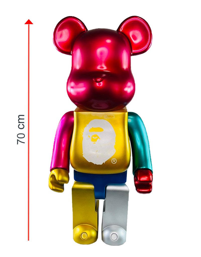 ≡ Bearbrick Multi Color Foil XXV 1000% (70см) купити в Україні