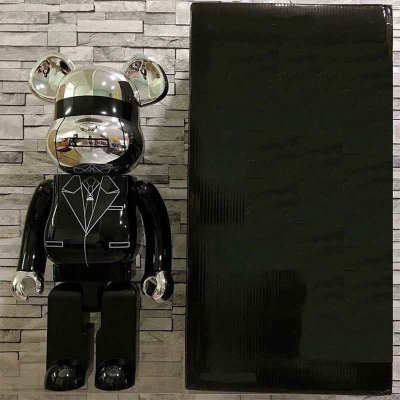 Bearbrick x Daft Punk Random Access Memories (Черный/Серебряный) 1000% (70см)