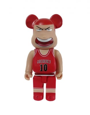 Bearbrick Баскетбольный Shohoku Rukawa Kaede 10 400% (28 см)
