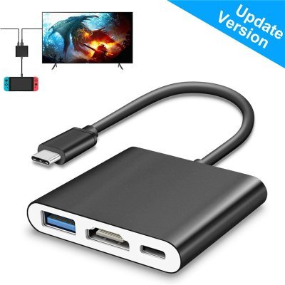 Переходник 3 in 1 USB Type C Hub адаптер USB 3.0 / HDMI 4K / Type-C Power 3 in 1 USB Type C Hub адаптер USB 3.0 / HDMI 4K / Type-C Power Цвета 