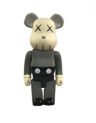 Bearbrick Kaws 400% Grey (28 См)
