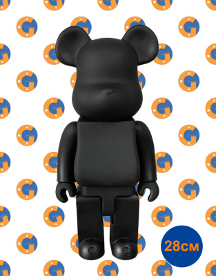 Bearbrick Чорний Матовий (28см)