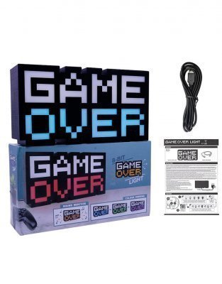 Геймерский ретро светильник Game Over