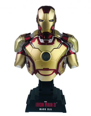 Фигурка Iron Man Mark XLII электронный бюст 23 см