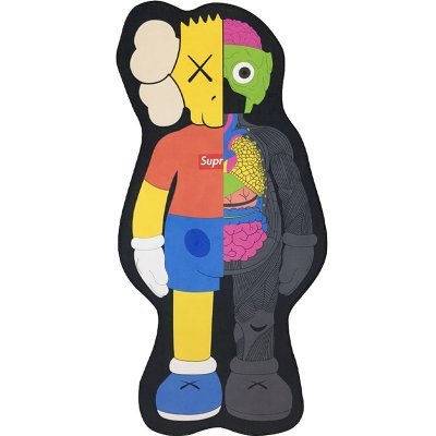 Ковер Kaws Dissected Companion Красная Футболка