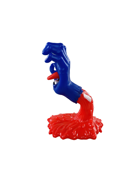 Фигурка Kaws Рука (Синяя/Красная) - 23 см