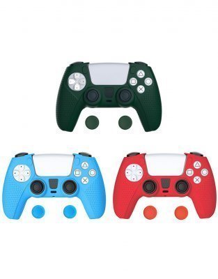 Силиконовый чехол + накладки на стики для DualSense PS5 TP5-0559