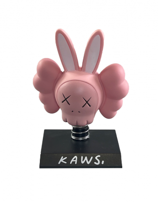 KAWS Rabbit BFF Pink (Cars Series) виниловая фигурка-башкотряс - 13см KAWS Rabbit BFF Pink (Cars Series) виниловая фигурка-башкотряс - 13см