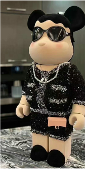 Bearbrick Coco Chanel Black 400% (28см) 