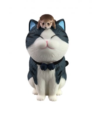 Фигурка Котик с Мышкой 12 см N6