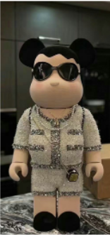 Bearbrick Coco Chanel White 400% (28см) 