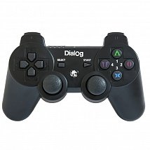 Геймпад GP-A17 Dialog Action - вибрация, 12 кнопок, PC USB/PS3, черный