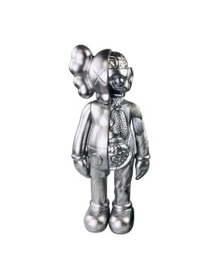 Фигурка Kaws Flayed Companion Open Edition Silver (Серебристый) - 20 см Фигурка Kaws Flayed Companion Open Edition Silver (Серебристый) - 20 см