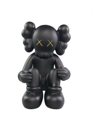 KAWS Seeing Watching Виниловая Фигурка (Черный) - 24 см KAWS Seeing Watching Виниловая Фигурка (Черный) - 24 см