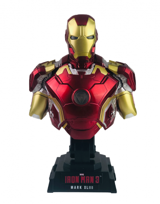 Фигурка Iron Man Mark XLIII электронный бюст 23 см