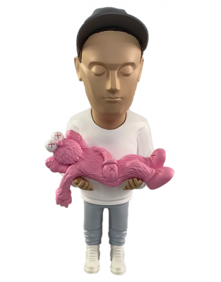 Фигурка Kaws Серия Авторы Данил ЯД (BFF розовый) 30 см