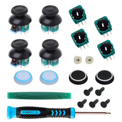 PS4 21v1 PS4 механізм аналога 3D джойстика Dualshock 4 і потенціометр ковпачок гвинт аксесуари для ремонту