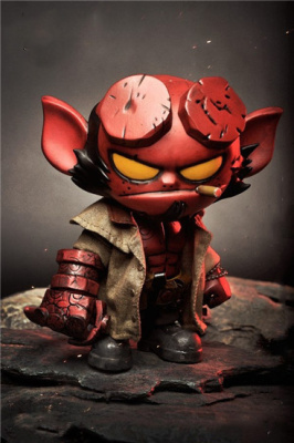 Фігурка HellBoy Hellboy Q Edition Model Box Decoration (18 см)
