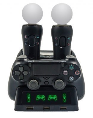Зарядная станция для джойстиков PS4/MOVE HBP-118