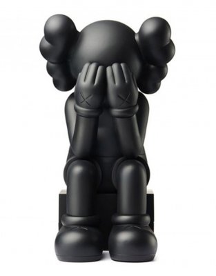 Kaws Companion Passing Through Фигурка (Черный) 28 см Kaws Companion Passing Through Фигурка (Черный) 28 см