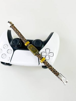 Браслет Аниме символ Наруто (Коричневый)