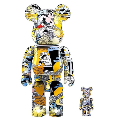 Bearbrick Astro BOY Colour 400% + 100% (28см+7см)